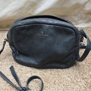 Kate Spade Blue Leather Crossbody Bag